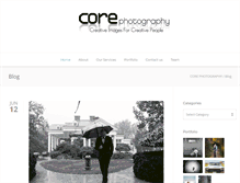 Tablet Screenshot of core-photography.com